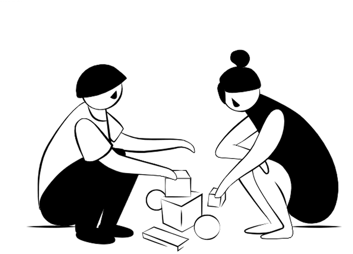 Team collaboration illustration